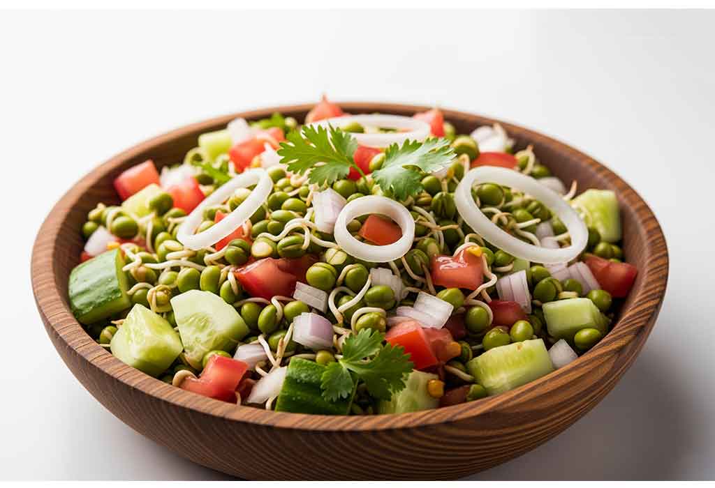 Sprouted Moong Chaat
