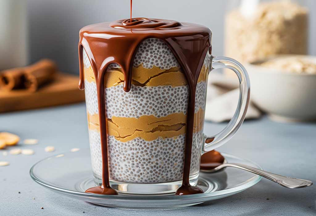 Chocolate Oatmeal Protein Pots