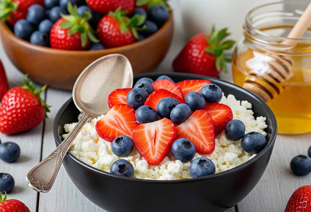 Cottage Cheese Fruit Bowl