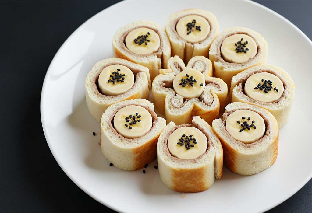 Peanut Butter Banana "Sushi" Rolls