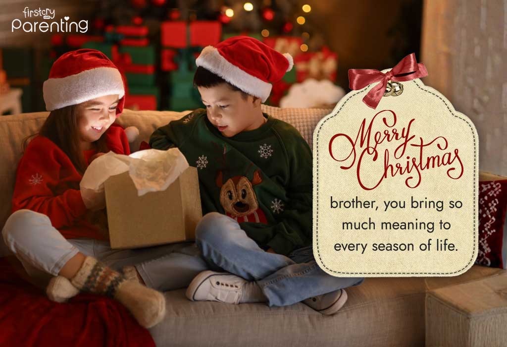 Heartfelt Merry Christmas Wishes & Messages for Brother