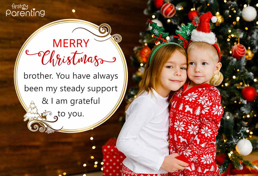 Xmas Wishes & Messages for Brother From Sister